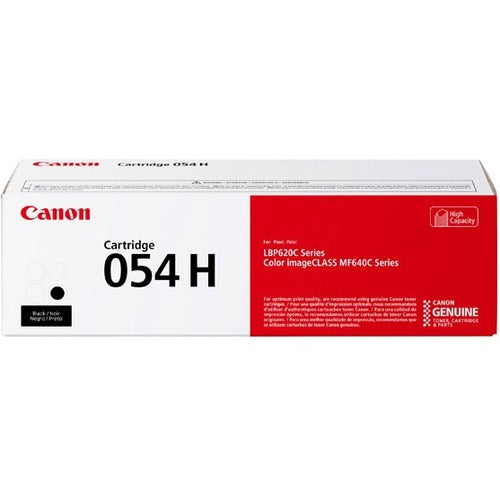 Cartouche de toner laser à haut rendement d'origine Canon 054H - Noir - 1 paquet