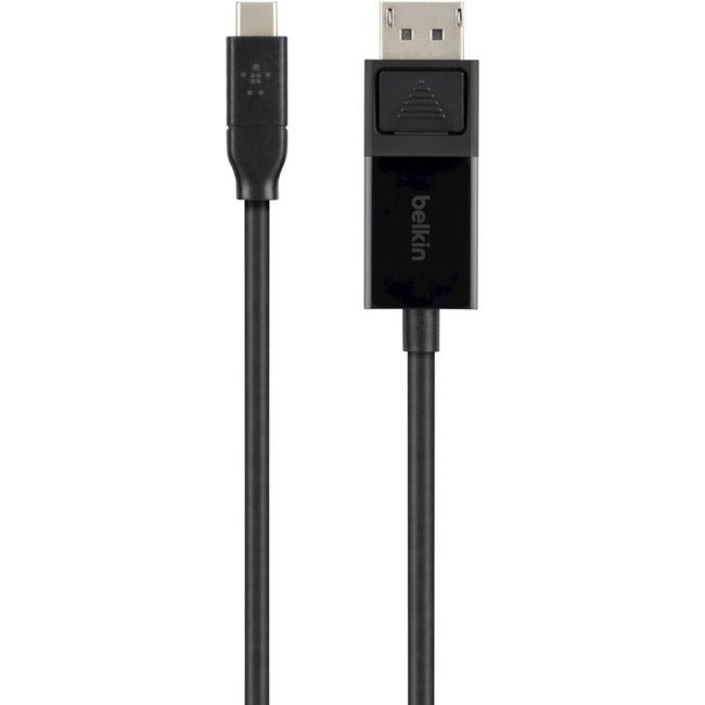 Câble adaptateur Belkin USB-C vers DisplayPort 4K 60 Hz 6 pieds - Noir