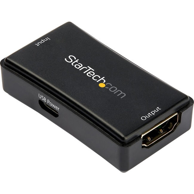 StarTech.com Amplificateur de signal HDMI 14 m - 4K 60 Hz - Alimentation USB - Répéteur et amplificateur HDMI en ligne - Prise en charge audio 7.1 (HDBOOST4K2)