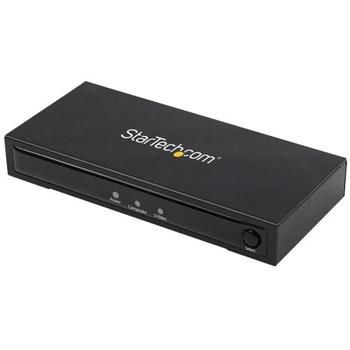 Convertisseur S-Vidéo ou Composite vers HDMI avec audio StarTech.com - 720p - NTSC et PAL - Convertisseur analogique vers HDMI - Mac et Windows (VID2HDCON2)