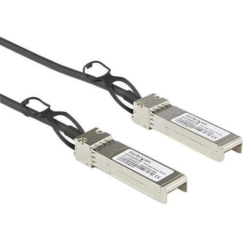Câble à connexion directe SFP+ vers SFP+ de 1 m de StarTech.com pour Dell EMC DAC-SFP-10G-1M - DAC 10 Gbps SFP+ en cuivre Twinax passif 10 Gbps