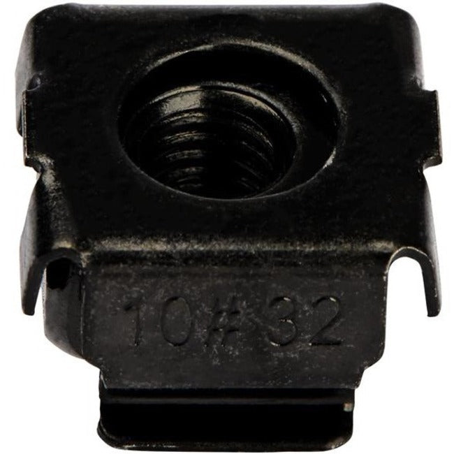 Écrous à cage StarTech.com 10-32 - Lot de 50 - Noir (CABCAGENUTS1032)