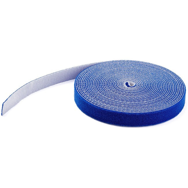 StarTech.com Rouleau de 30,5 m de bande auto-agrippante - Bleu - Gestion des câbles (HKLP100BL)
