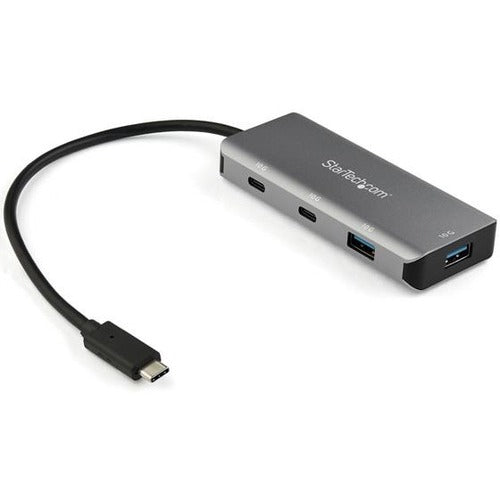 StarTech.com Hub USB C 4 ports - 2 x USB A et 2 x USB-C SuperSpeed 10 Gbit/s - Adaptateur Hub Type-C 3.2 Gen 2 alimenté par bus USB - Câble de 25 cm