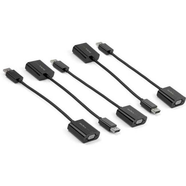 StarTech.com Lot de 5 adaptateurs DisplayPort vers VGA - Adaptateur actif pour moniteur DisplayPort 1.2 vers VGA - Dongle convertisseur vidéo DP vers VGA - M/F