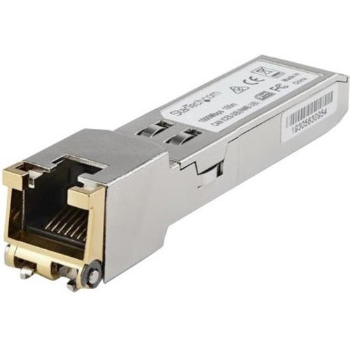 Module compatible Cisco GLC-TE de StarTech.com - SFP vers RJ45 - Transceiver industriel 1000BASE-T 1G en cuivre Cat6/Cat5e - Température étendue 100 m