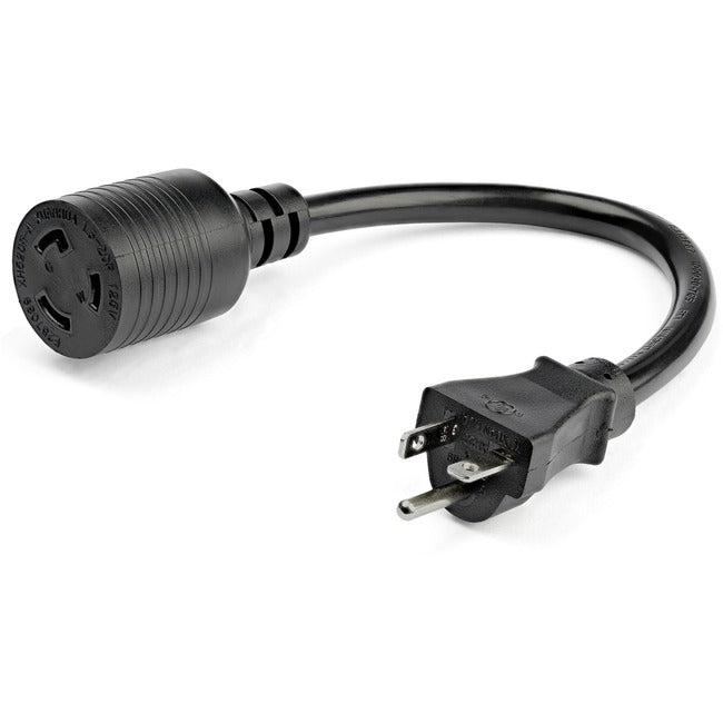StarTech.com Rallonge électrique robuste de 30 cm, NEMA L5-20R vers NEMA 5-20P, 20 A 125 V, 12 AWG, câble d'alimentation de gros calibre
