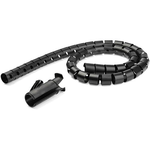 StarTech.com Gaine de gestion de câbles 1,5 m - Spirale - Diamètre 45 mm - Avec outil de chargement de câbles - Organisateur de câbles spiralé extensible