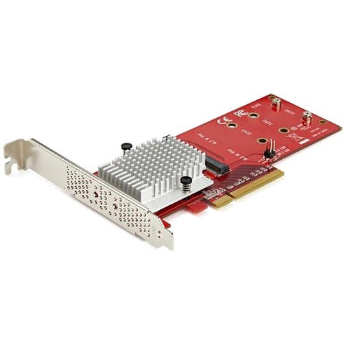 StarTech.com Carte adaptateur double SSD M.2 PCIe - x8/x16 double SSD M.2 NVMe ou AHCI vers PCI Express 3.0 - Compatible M.2 NGFF PCIe (m-key)