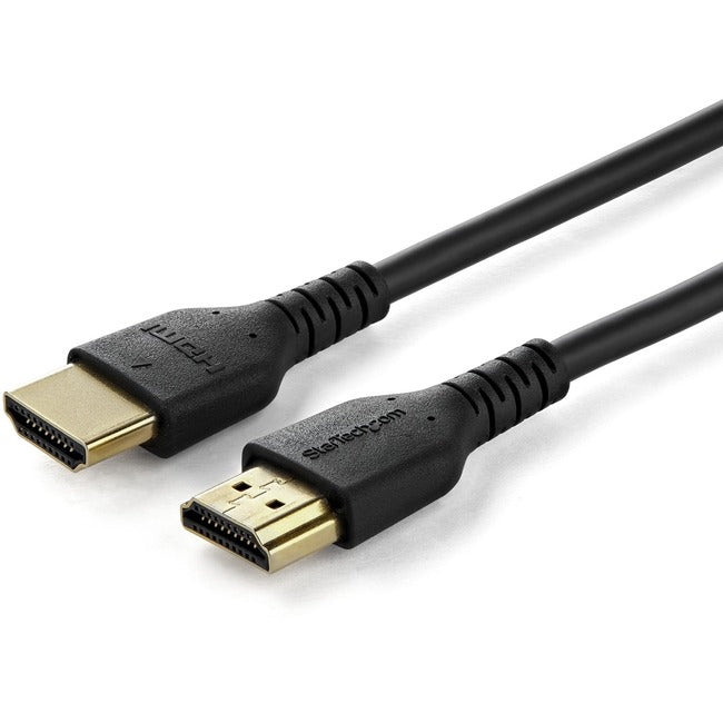 Câble HDMI 2.0 certifié de qualité supérieure StarTech.com de 2 m avec Ethernet - Câble de moniteur HDMI Ultra HD haute vitesse UHD 4K 60 Hz HDR durable et robuste de 1,8 m