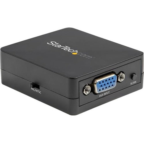 StarTech.com Convertisseur VGA vers RCA et S-Vidéo 1080p - Alimentation USB - Entrée VGA haute résolution avec mise à l'échelle dynamique (VGA2VID2)