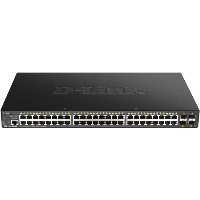Commutateur PoE intelligent géré 10 Gigabit à 52 ports de D-Link