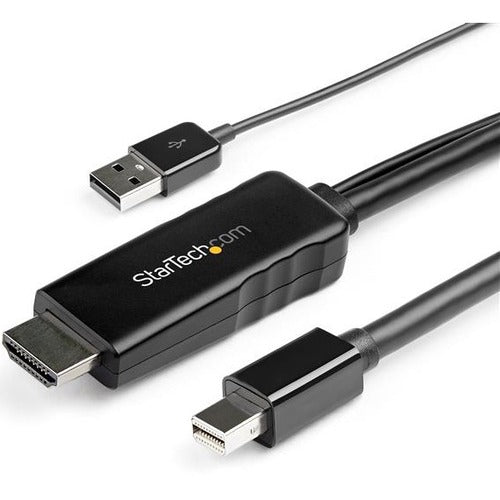 Câble HDMI vers DisplayPort StarTech.com de 3 m (10 pi) - 4K 30 Hz - Alimentation USB - Câble HDMI vers DisplayPort actif (HD2DPMM10)