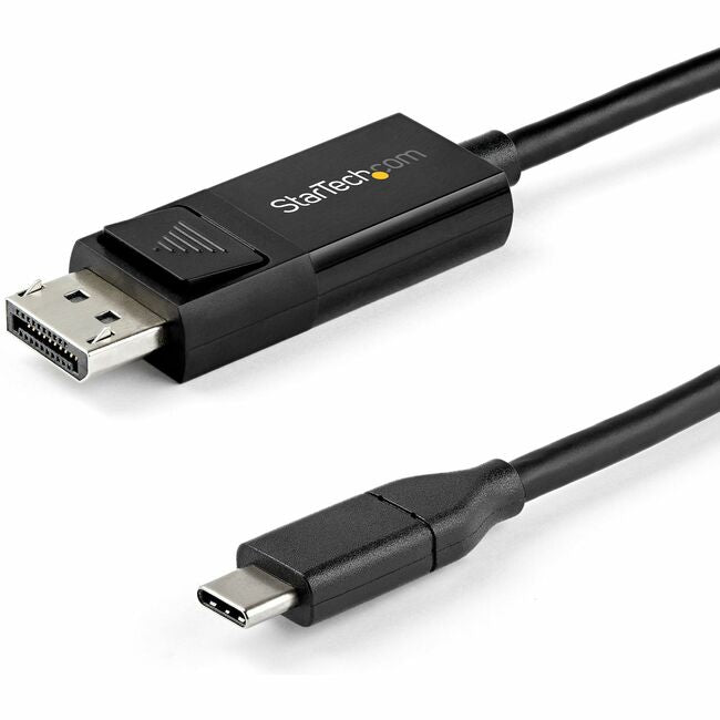 Câble USB C vers DisplayPort 1.4 StarTech.com de 1 m (3 pi) 8K 60 Hz/4K - Câble adaptateur vidéo DP vers USB-C ou USB-C vers DP réversible HBR3/HDR/DSC