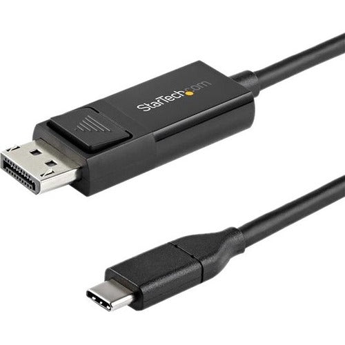 Câble USB C vers DisplayPort 1.2 StarTech.com de 2 m (6 pi) 4K 60 Hz - Adaptateur vidéo DP vers USB-C / USB-C vers DP réversible Câble de moniteur HBR2/HDR