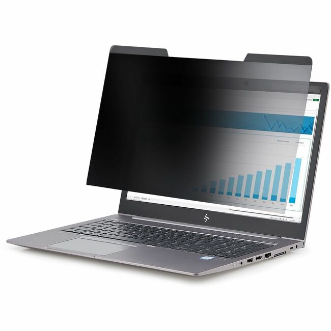 StarTech.com Filtre de confidentialité pour ordinateur portable 15,6" - Filtre de sécurité magnétique amovible pour ordinateur portable - Réduction de la lumière bleue - Mat/brillant