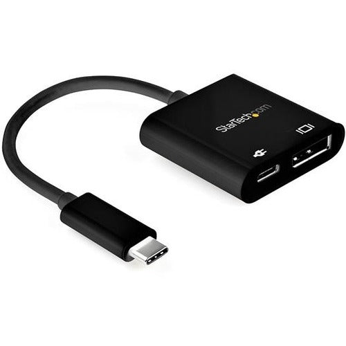 Adaptateur StarTech.com USB C vers DisplayPort avec Power Delivery Pass-Through 60 W - Convertisseur vidéo USB Type-C vers DP 1.4 8K/4K avec chargement