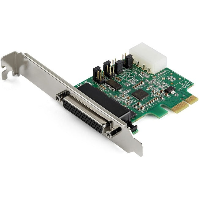 StarTech.com Carte adaptateur série PCI Express RS232 à 4 ports - Carte contrôleur PCIe vers série DB9 RS-232 - 16950 UART - Windows/Linux