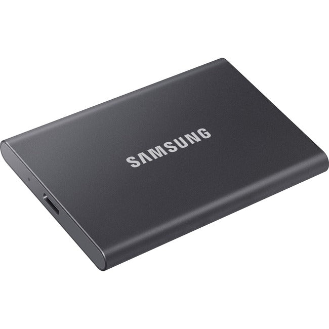 Disque SSD portable Samsung T7 MU-PC2T0T/AM 2 To - Externe - PCI Express NVMe - Gris Titane