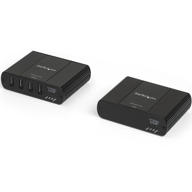 StarTech.com Extendeur USB 2.0 à 4 ports sur hub réseau Ethernet/IP - jusqu'à 100 m (330 pi) - USB sur Gigabit LAN ou câble Cat5e/Cat6 direct