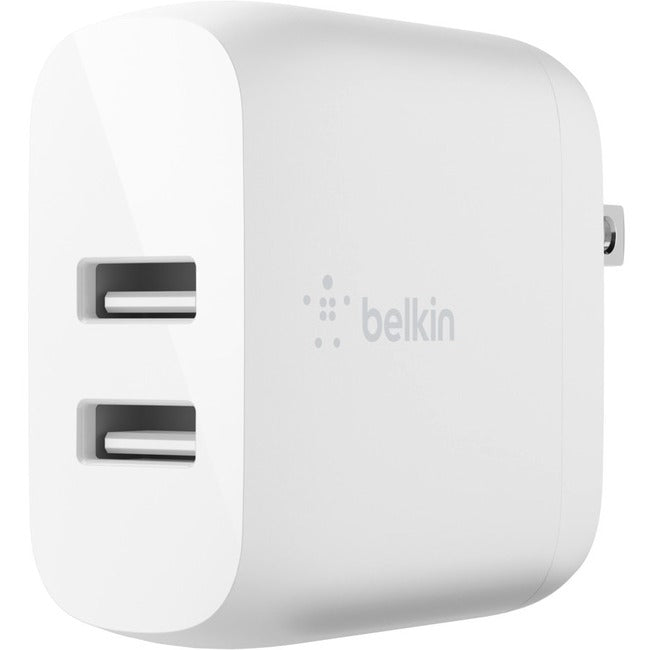 Chargeur mural Belkin BoostCharge Dual USB-A 24 W - Adaptateur secteur