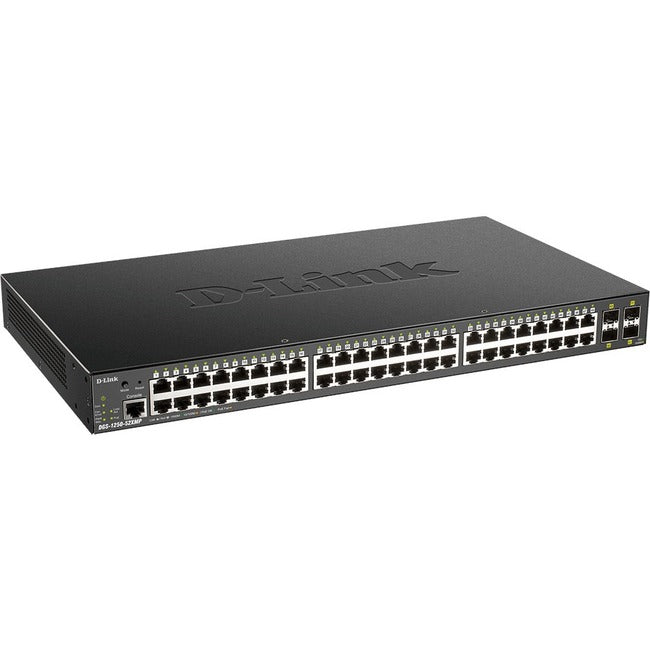 Commutateur PoE intelligent géré 10 Gigabit à 52 ports de D-Link