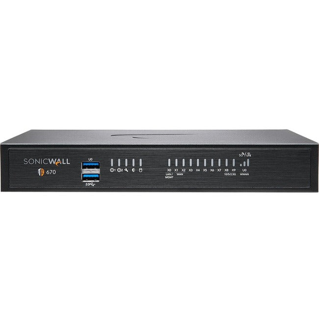 Appareil de sécurité réseau/pare-feu SonicWall TZ670