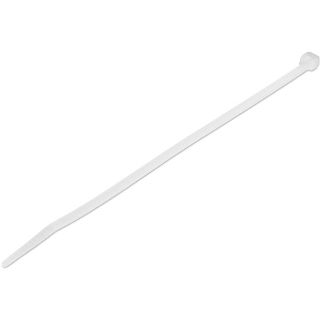 StarTech.com Colliers de serrage de 20 cm, diamètre 55 mm, résistance à la traction 22 kg, colliers de serrage autobloquants en nylon, homologués UL, lot de 1 000, blanc