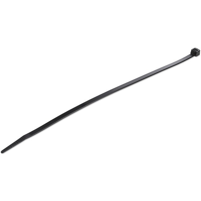 StarTech.com Colliers de serrage de 25 cm, diamètre de 68 mm, résistance à la traction de 22 kg, colliers autobloquants en nylon, homologués UL, lot de 1 000, noir