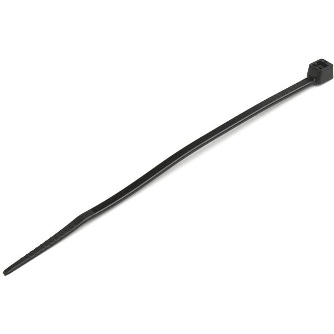 StarTech.com Colliers de serrage de 10 cm, diamètre de 22 mm, résistance à la traction de 8 kg, colliers de serrage autobloquants en nylon, homologués UL, lot de 1 000, noir