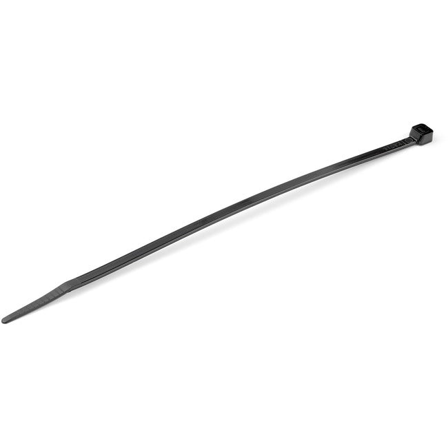 StarTech.com Colliers de serrage de 20 cm, diamètre de 55 mm, résistance à la traction de 22 kg, colliers de serrage autobloquants en nylon, homologués UL, lot de 100, noir