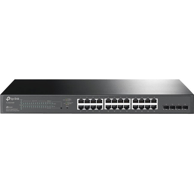 TP-Link JetStream 28-Port Gigabit Smart Switch with 24-Port PoE+
