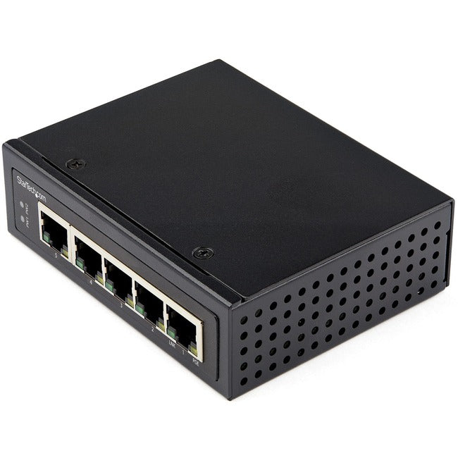 StarTech.com Commutateur industriel PoE Gigabit 5 ports 30 W - Commutateur Power Over Ethernet - Commutateur réseau GbE POE+ - Non géré - IP-30