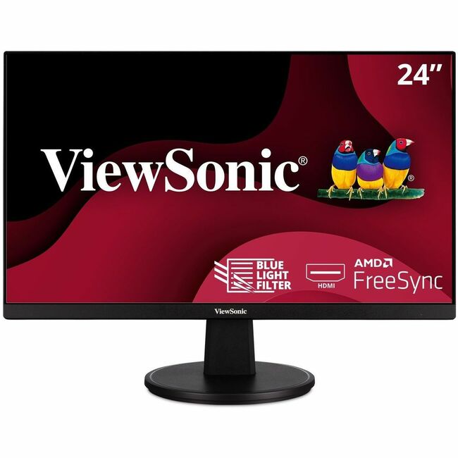 Moniteur LED Full HD ViewSonic Value VA2447-MH de 24 pouces - 16:9 - Noir