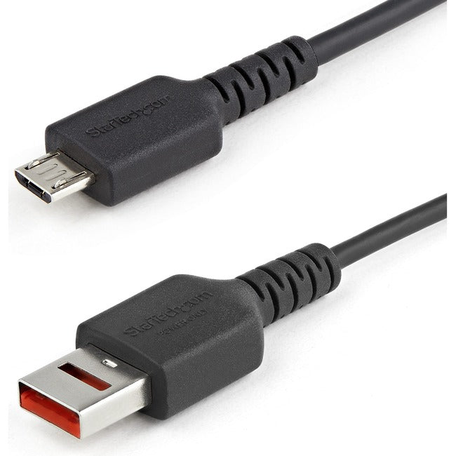 Câble de chargement sécurisé StarTech.com de 1 m, câble de charge uniquement avec blocage des données USB-A vers Micro USB, câble adaptateur de chargeur pour téléphone/tablette