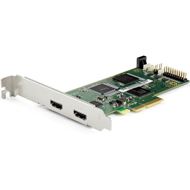 StarTech.com Carte de capture HDMI PCIe, carte de capture HDMI 2.0 PCI Express 4K 60 Hz avec HDR10, enregistreur vidéo PCIe x4/diffusion en direct pour ordinateur de bureau