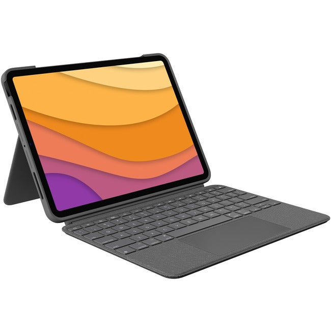 Étui clavier/housse Logitech Combo Touch pour tablette Apple iPad Air (4e génération), iPad Air (5e génération) - Gris Oxford