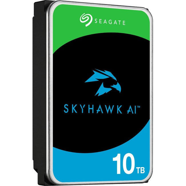 Disque dur Seagate SkyHawk AI ST10000VE001 10 To - 3,5" interne - SATA (SATA/600) - Méthode d'enregistrement magnétique conventionnel (CMR)