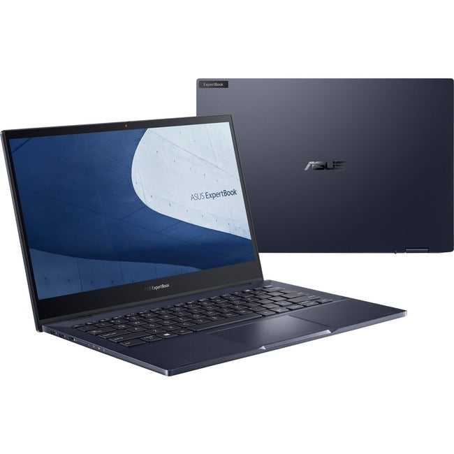 Asus ExpertBook B5 Flip B5302 B5302FEA-Q73P-CB Ordinateur portable convertible 2 en 1 à écran tactile 13,3" - Full HD - 1920 x 1080 - Intel Core i7 11e génération i7-1165G7 Quad-core (4 cœurs) 2,80 GHz - 16 Go de RAM totale - SSD 512 Go - Noir étoilé