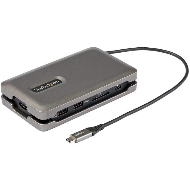 USB C Multiport Adapter, USB C to 4K 60Hz HDMI 2.0, 2-Port 10Gbps USB Hub, 100W Power Delivery Pass-through, GbE, SD/MicroSD