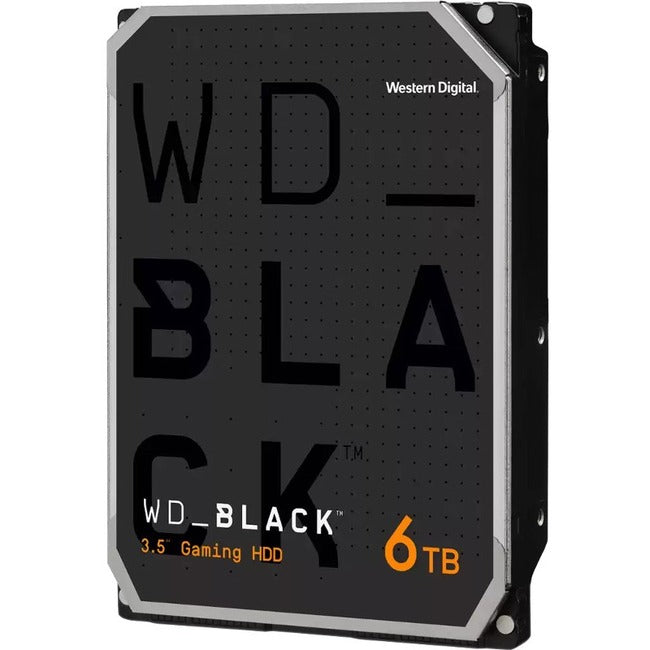 Disque dur WD Black WD6004FZWX 6 To - 3,5" interne - SATA (SATA/600) - Méthode d'enregistrement magnétique conventionnel (CMR) - Support 3,5"