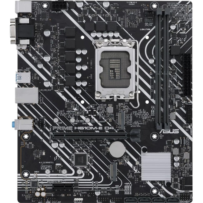 Carte mère de bureau Asus Prime H610M-E D4-CSM - Chipset Intel H610 - Socket LGA-1700