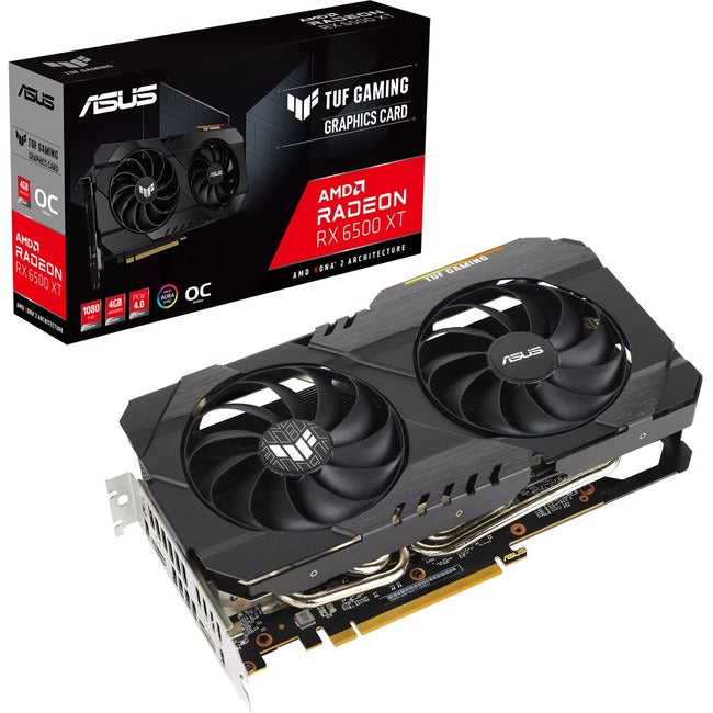 Carte graphique TUF AMD Radeon RX 6500 XT - 4 Go GDDR6