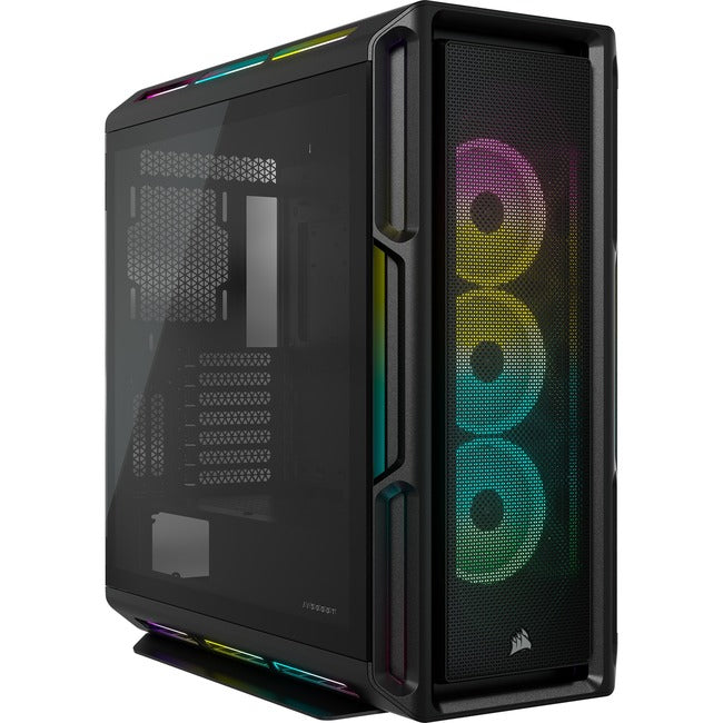 Boîtier PC ATX moyen-tour en verre trempé Corsair iCUE 5000T RGB - Noir