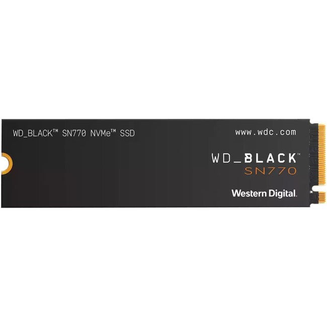 Disque SSD WD Black SN770 WDS100T3X0E 1 To - M.2 2280 interne - PCI Express NVMe (PCI Express NVMe 4.0 x4)
