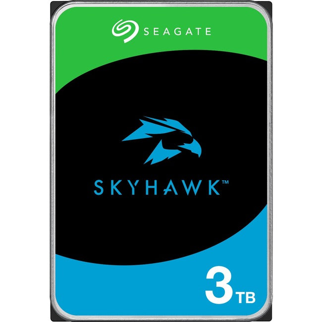 Disque dur Seagate SkyHawk ST3000VX015 3 To - 3,5" interne - SATA (SATA/600) - Méthode d'enregistrement magnétique conventionnel (CMR)