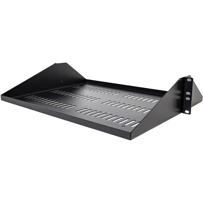 Étagère de serveur ventilée 2U StarTech.com - Plateau de montage en rack cantilever fixe de 35,6 cm de profondeur pour 48,3 cm de données/audiovisuel/réseau avec écrous à cage