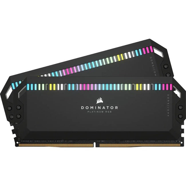 Kit de mémoire Corsair Dominator Platinum RGB 32 Go (2 x 16 Go) DDR5 DRAM 6 200 MHz C36 - Noir