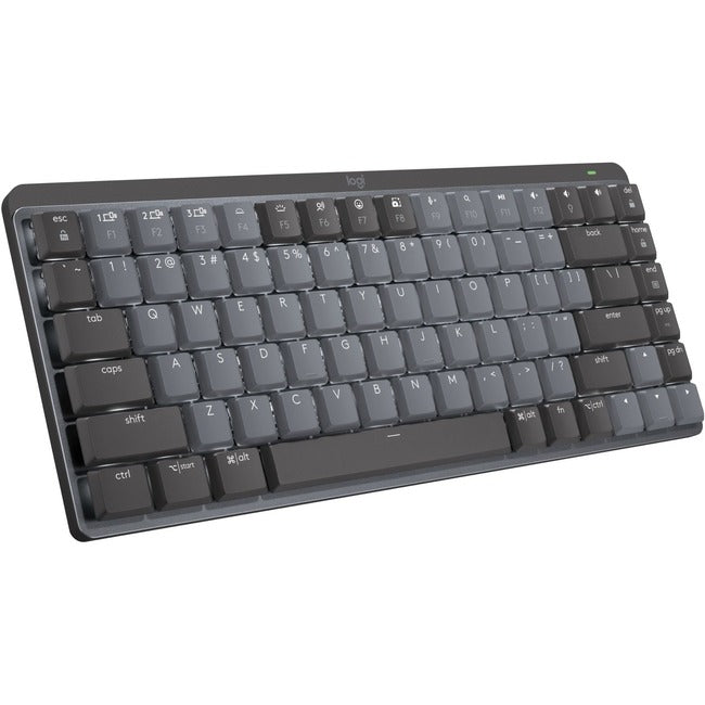 Clavier mécanique sans fil Logitech MX Mini minimaliste rétroéclairé (Clicky) (Graphite)