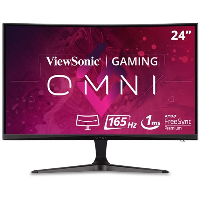 Moniteur LED incurvé Full HD 24" ViewSonic OMNI VX2418C - 16:9 - Noir